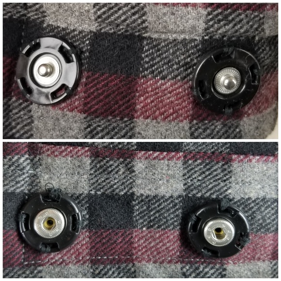 FOREVER 21 I Double Breasted Plaid Crop Coat - Picture 6 of 8